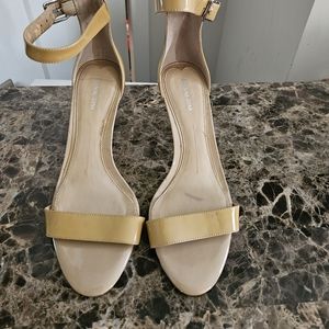 Gianni Bini Nude Patent Leather 3” Heels
